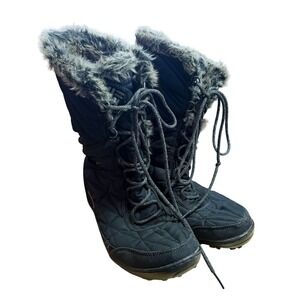 Columbia Minx Mid III Womens Black Waterproof Winter Snow Boots BL5964-010 Sz 11